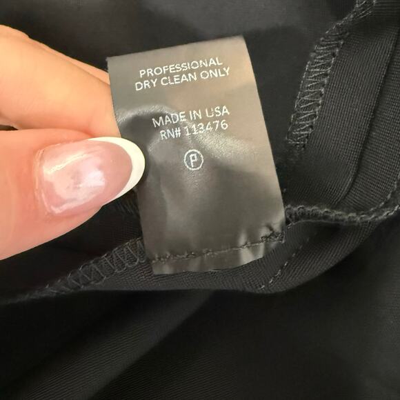 Yigal Azrouel Coral Reef Burnout Black Tan Short Sleeve Sheath Dress size 10 - Picture 10 of 11